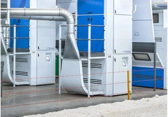 Truetzschler T-SCAN TS-T5: High-end, high reliability foreign part separation for enhanced yarn and fabric quality