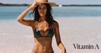Swimwear brand 'Vitamin A' embraces the use of 100% recycled warp knit