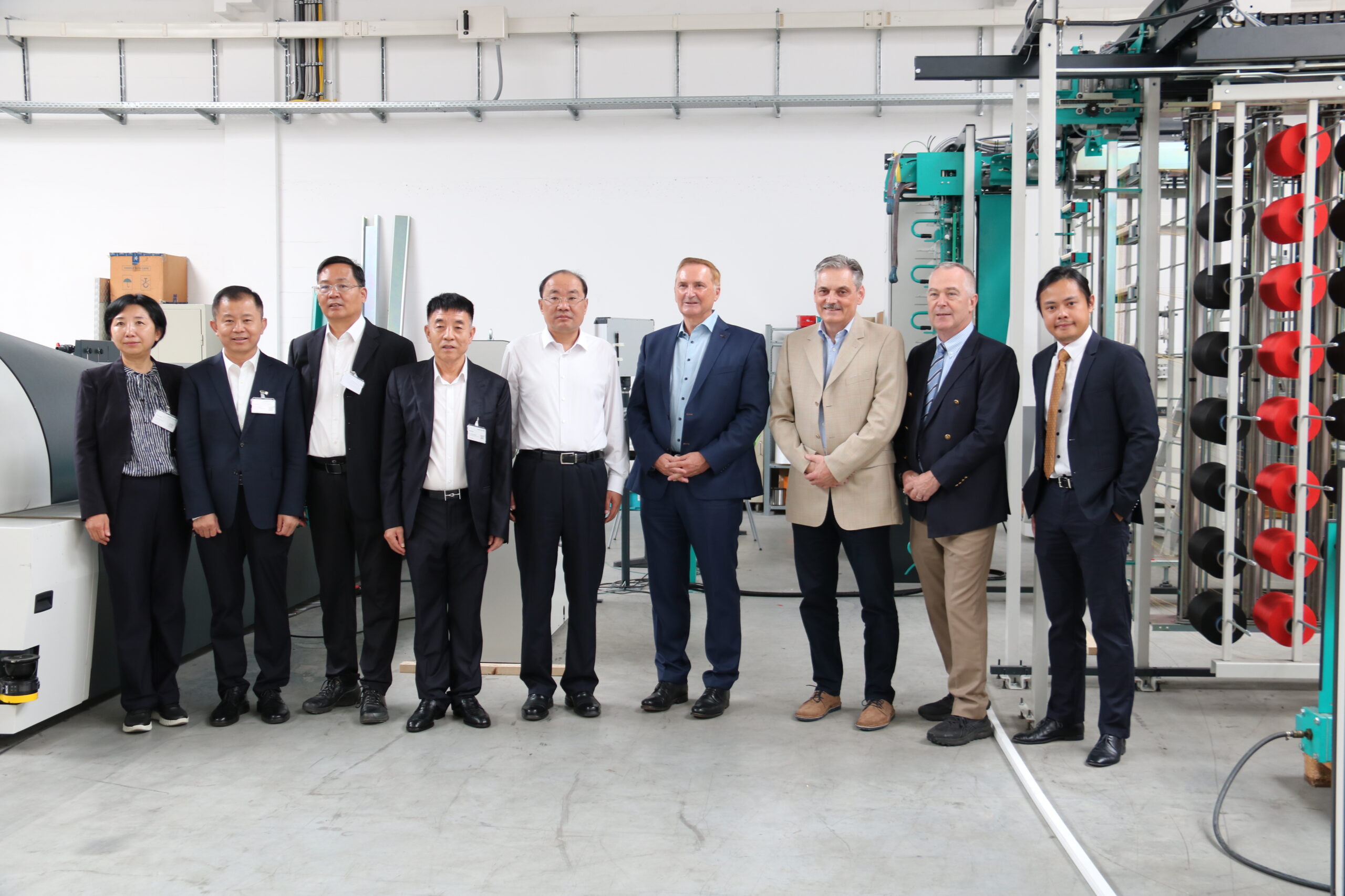 Business meeting with Chinese delegation at the KARL MAYER