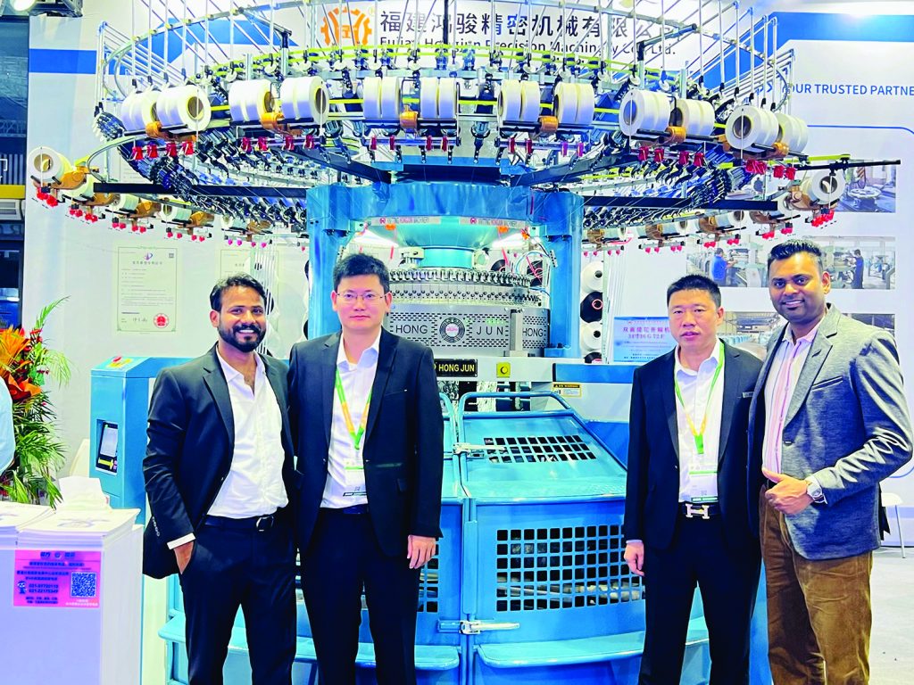HONGJUN Knitting Machines arrive in India