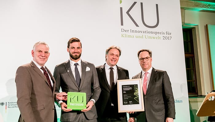Federal Environment Ministry and BDI gives IKU award to Mayer & Cie.