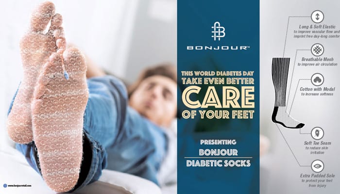 Protect your feet with Bonjour Diabetic Socks