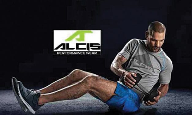 Alcis using recycled polyester for most of its apparel