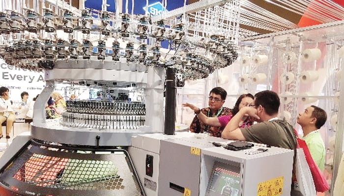 Mayer & Cie exhibits at Indo Intertex