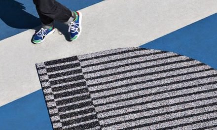 Adidas trainers change their stripes with recycled rugs