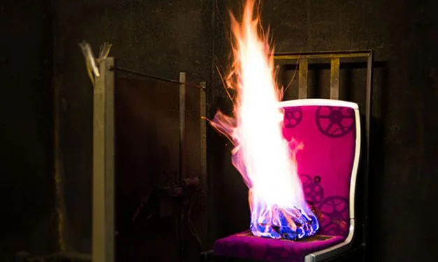 Toxic gas risk from fluorine-based textiles