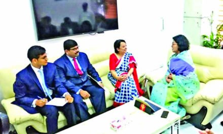 Indian High Commissioner meets BGMEA President