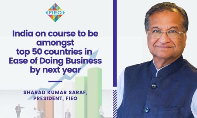 India to be amongst top 50 countries in Ease of Doing Business