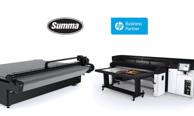 Summa F Series flatbed cutters validated for HP Latex R Printer Series