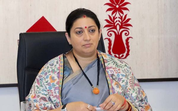 New textile policy being developed at draft stage: Smriti Irani