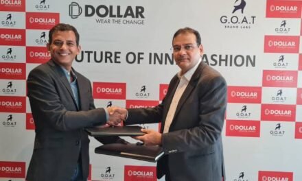 Dollar Industries and The G.O.A.T Brand Labs signed a JVA for shareholding of Pepe Jeans Innerfashion Pvt. Ltd.