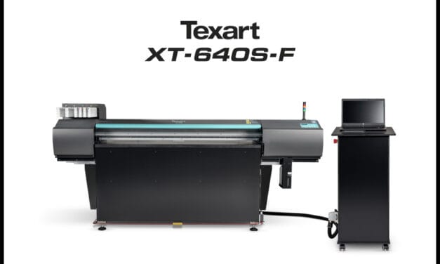 Roland DG unveils dress created by new textile printer