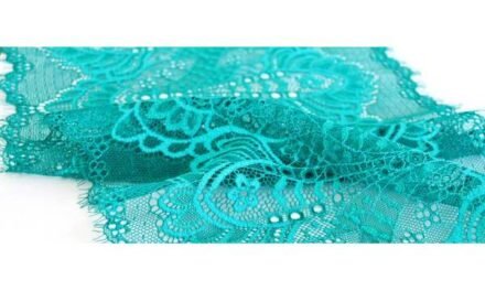 Raschel knitting’s lace is exceptionally clear and nicely balanced