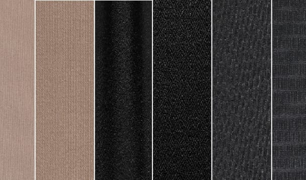 Sitip focus on the embossing technique applied to the recycled fabrics collection