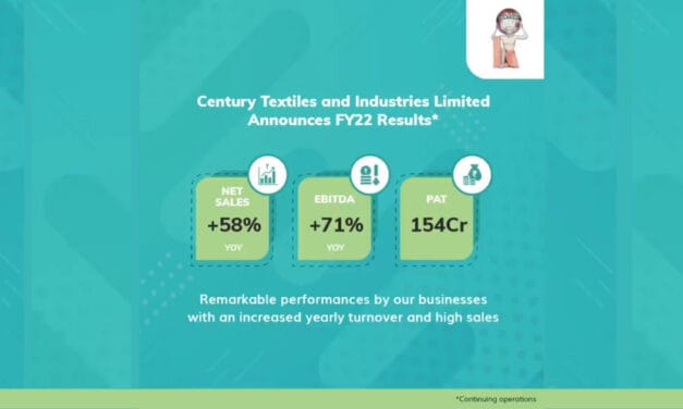 Century Textiles & Industries posts consolidated net profit of Rs 84 cr in Q4 FY22