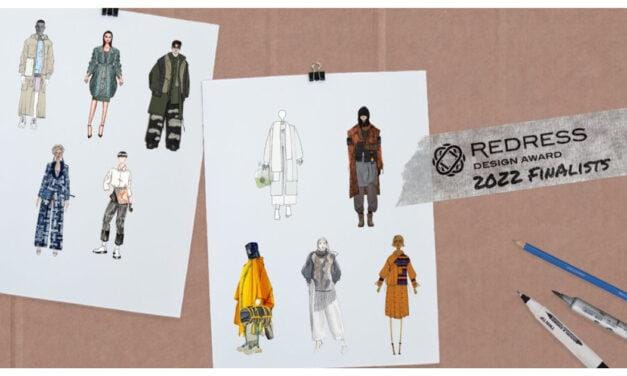 The ten finalists for the Redress Design Award 2022