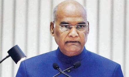 India’s President, Kovind, has appealed to the industrial sector to cut emissions