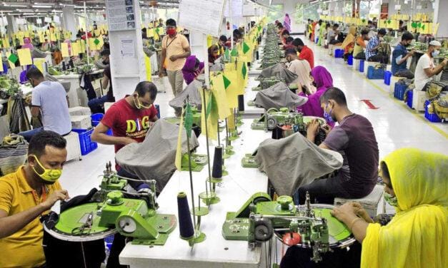 RMG exports brought in $38.52 bn in July-May of FY 21-22