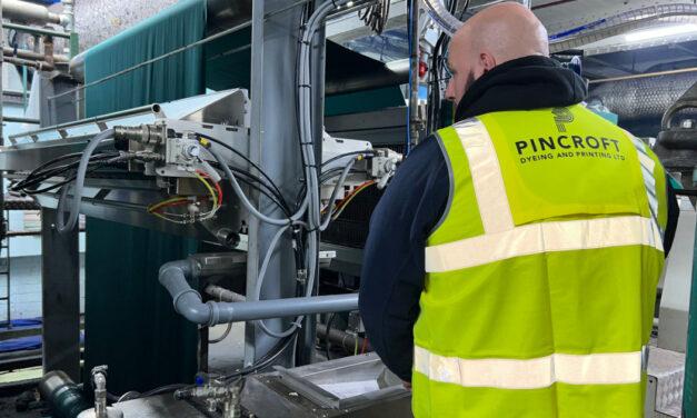 Pincroft takes a step forward in sustainable textile finishing