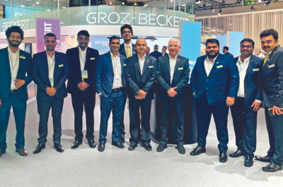 Groz-Beckert team with their agent