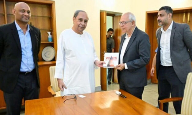 The Chairman of MAS Holdings met with the CM of Odisha about setting up an integrated textile park