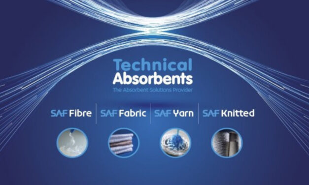 Technical Absorbents from the UK will showcase super absorbent fibre (SAF), textiles, and yarns