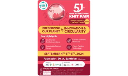 51st India International Knit Fair scheduled to be held from September, 2024