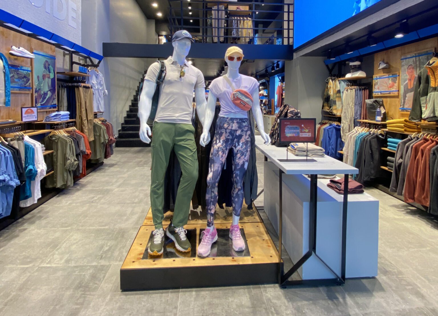 Columbia Sportswear celebrates the grand opening of its first flagship ...