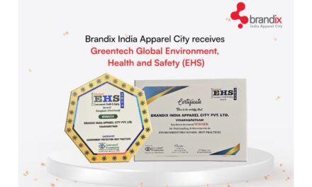 Brandix India Apparel City wins Greentech Global EHS Award for best environmental practices
