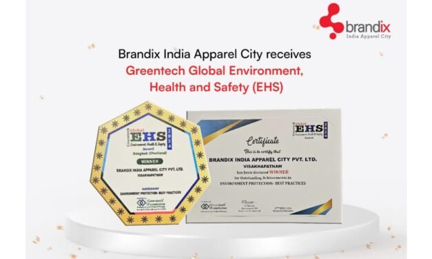 Brandix India Apparel City wins Greentech Global EHS Award for best environmental practices