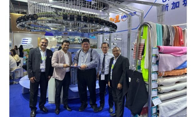 A.T.E. unites with UNITEX Singapore to promote circular knitting machines in India