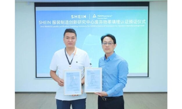 SHEIN achieves zero waste certification and expands sustainability efforts