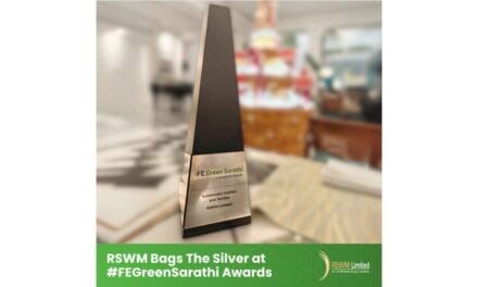 RSWM Ltd Wins Silver at the Financial Express Green Sarathi Awards for Sustainable Innovations in Fashion and Textile
