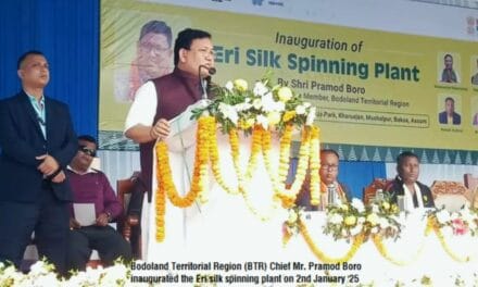 NEHHDC inaugurates Eri Silk Spinning Plant in Assam