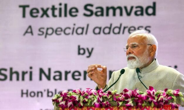 Prime Minister Shri Narendra Modi addresses the Bharat Tex 2025