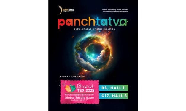 RSWM to showcase ‘Panchtatva’ Inspired Textile Innovations at Bharat Tex 2025