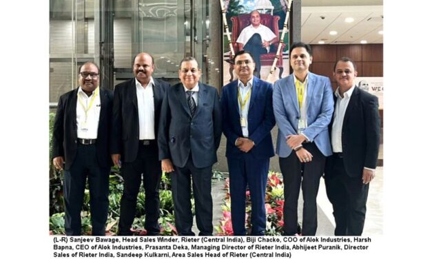 Alok Industries partners with Rieter India to modernize spinning operations to boost yarn quality and efficiency