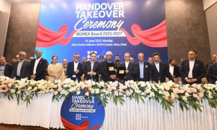 Mahmud Hasan Khan takes charge as BGMEA President for 2025–2027