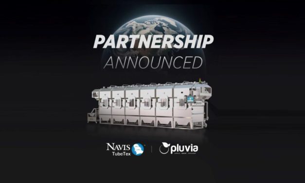 Navis TubeTex Partners with Pluvia to deliver expanded sales and support for continuous washing and bleaching applications
