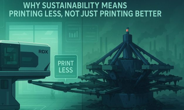 Why sustainability means printing less, not just printing better