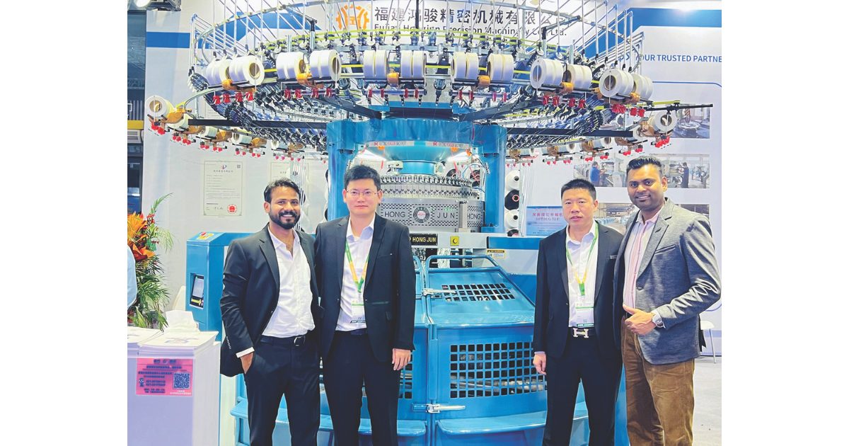 HONGJUN Knitting Machines arrive in India with Mansha International ...