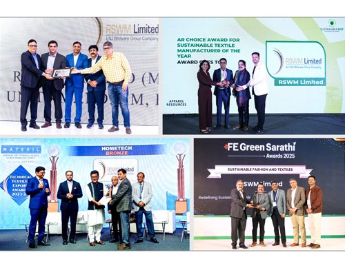 RSWM ends the year with multiple accolades: Wins Three Major Industry Honors for Sustainability