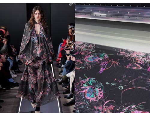 Kyocera’s inkjet textile printer supports the sustainable fashion presented by Florania at Milan Fashion Week