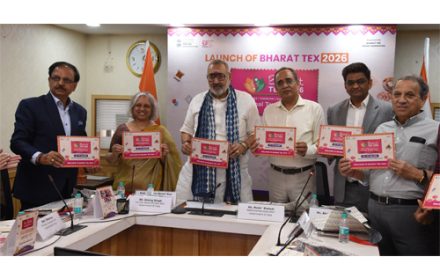 Union Minister of Textiles launches Bharat Tex 2026